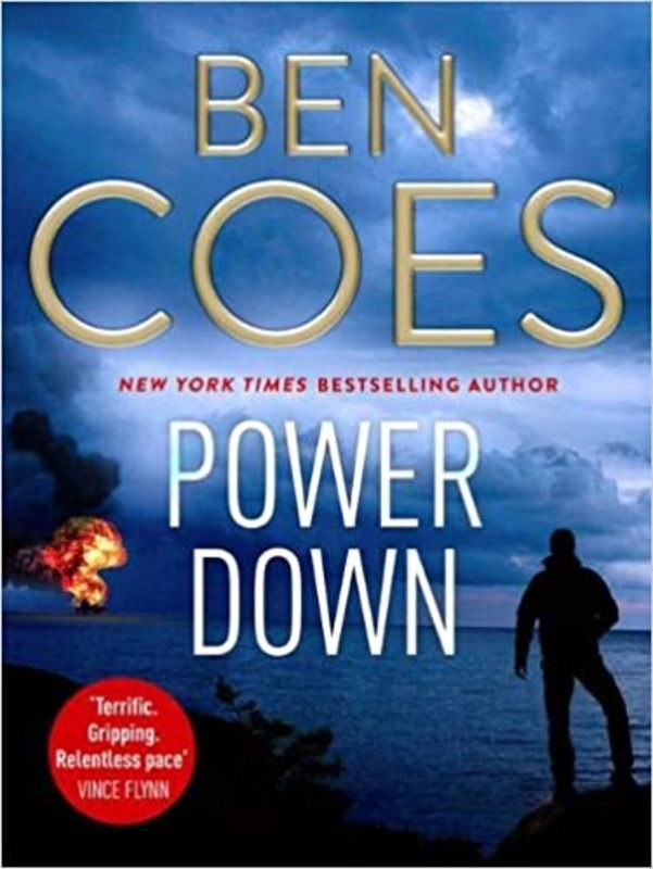Book cover for "Power Down" by Ben Coes