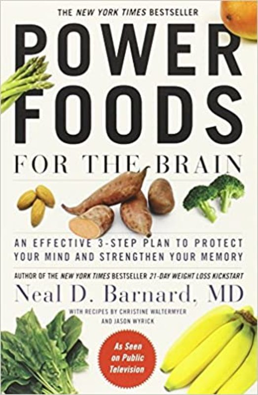 Book cover for "Power Foods for the Brain" by Neal D Barnard
