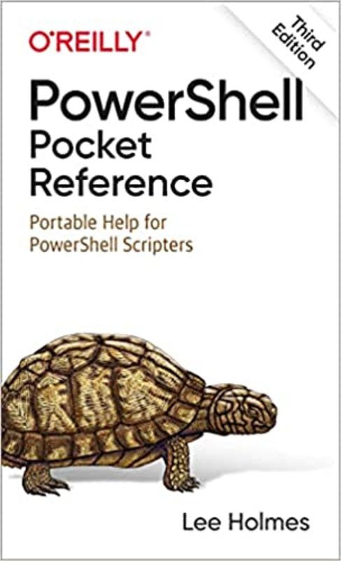 Book cover for "PowerShell Pocket Reference" by Lee Holmes