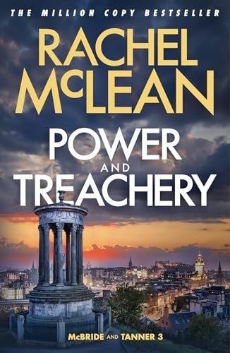 Book cover for "Power and Treachery" by Rachel McLean