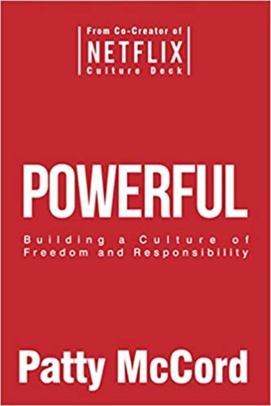 Book cover for "Powerful" by Patty McCord