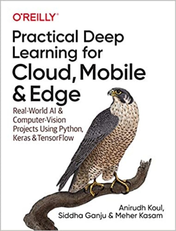 Book cover for "Practical Deep Learning for Cloud, Mobile, and Edge" by Anirudh Koul