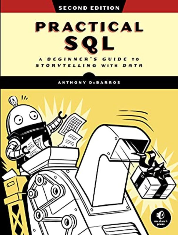 Book cover for "Practical SQL" by Anthony DeBarros