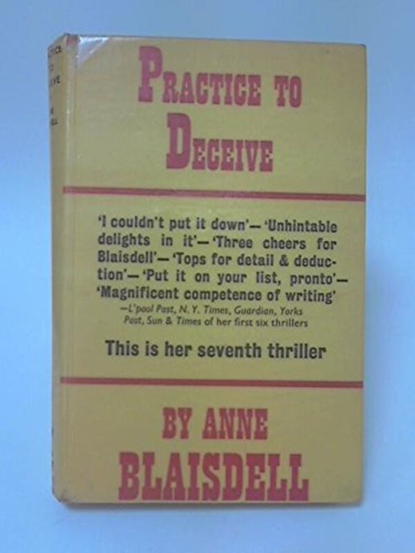 Book cover for "Practice to deceive" by Elizabeth Linington
