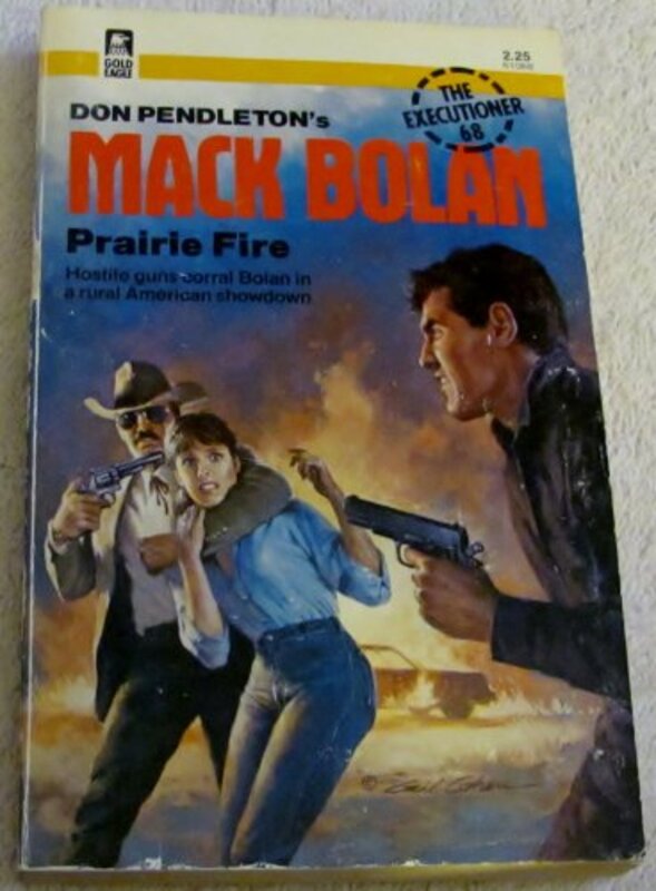 Book cover for "Prairie Fire" by Don Pendleton