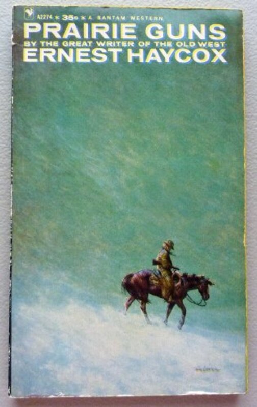 Book cover for "Prairie Guns" by Ernest Haycox