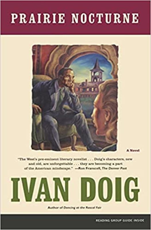 Book cover for "Prairie Nocturne" by Ivan Doig