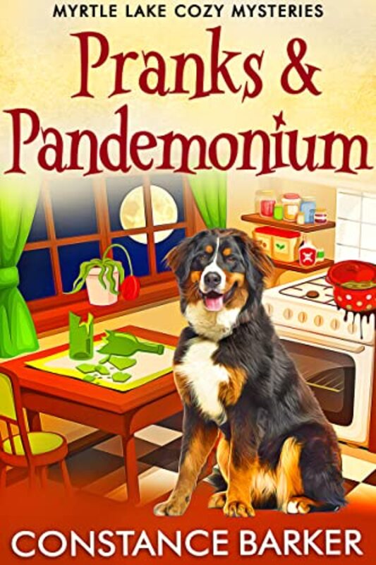 Book cover for "Pranks and Pandemonium" by Constance Barker
