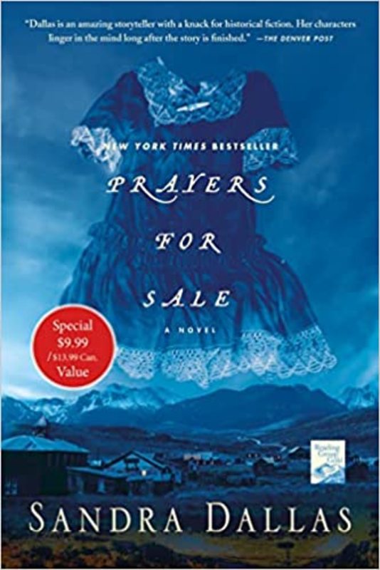Book cover for "Prayers for Sale" by Sandra Dallas