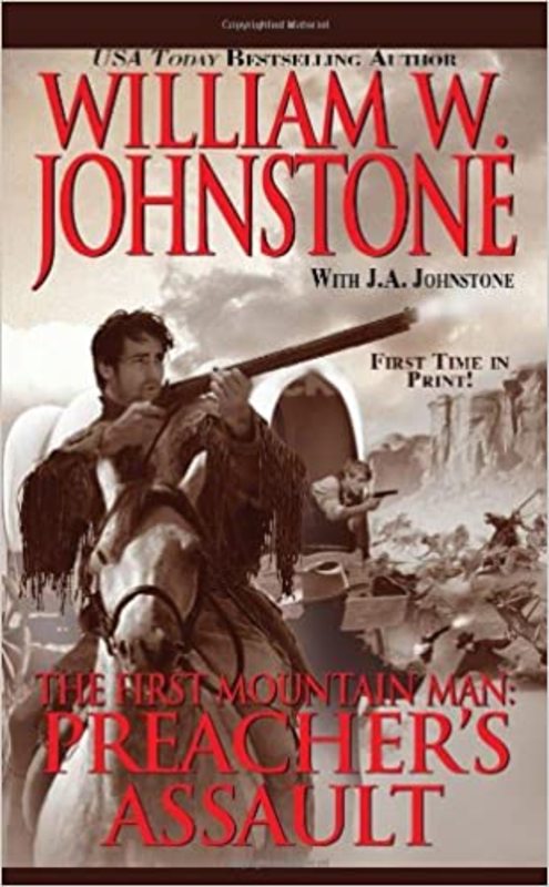 Book cover for "Preacher's Assault" by J A Johnstone