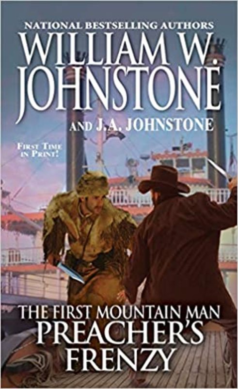 Book cover for "Preacher's Frenzy" by J A Johnstone