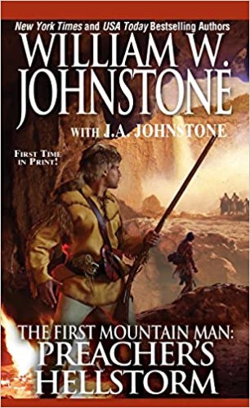 Book cover for "Preacher's Hellstorm" by J A Johnstone