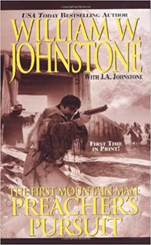 Book cover for "Preacher's Pursuit" by J A Johnstone