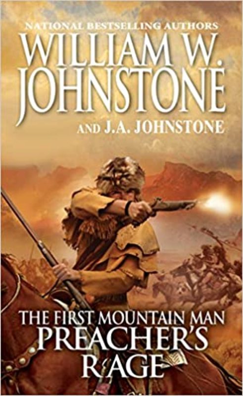 Book cover for "Preacher's Rage" by J A Johnstone