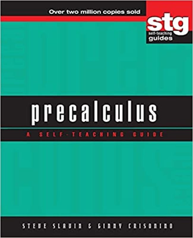 Book cover for "Precalculus" by Steve Slavin