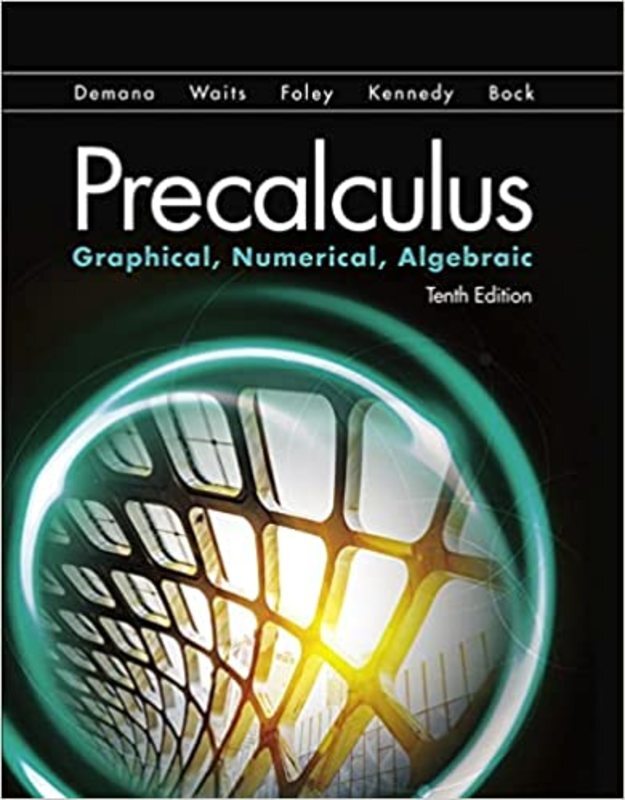 Book cover for "Precalculus" by Franklin Demana