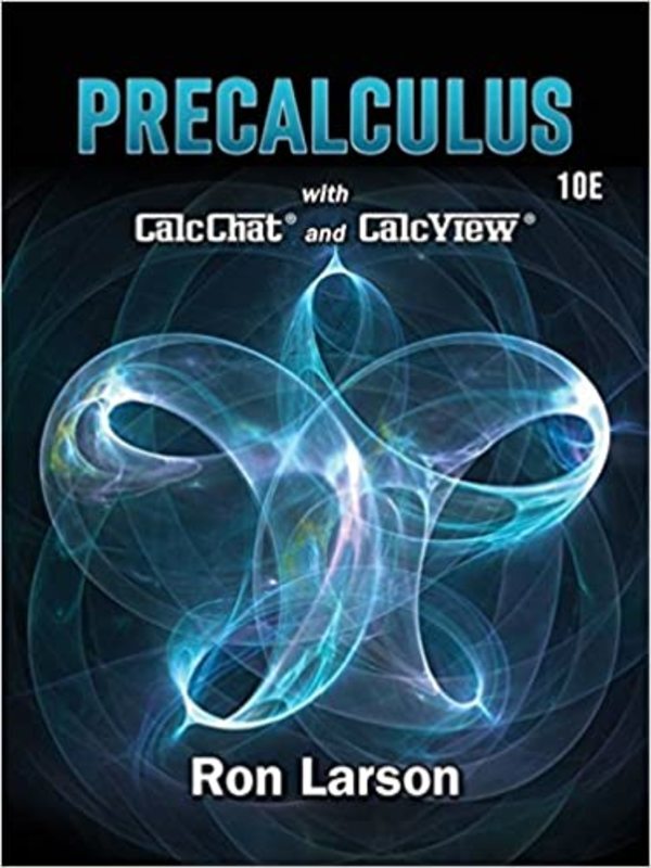 Book cover for "Precalculus" by Ron Larson