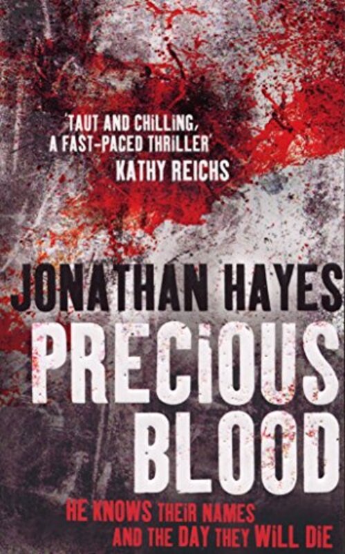 Book cover for "Precious Blood" by Jonathan Hayes