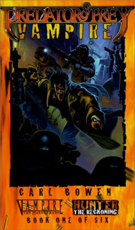 Book cover for "Predator and Prey: Vampire" by Carl Bowen
