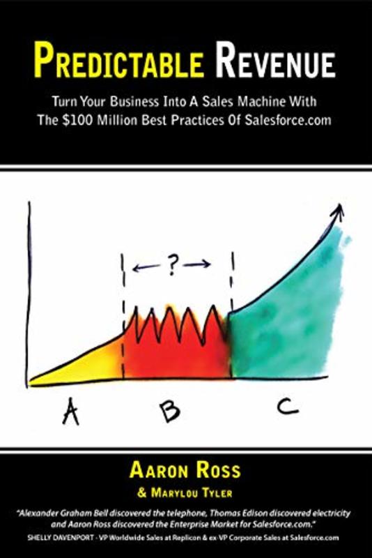 Book cover for "Predictable Revenue" by Aaron Ross