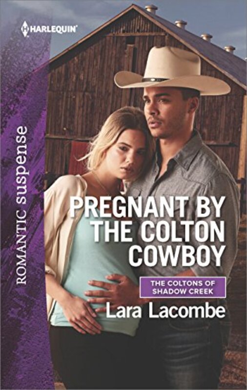 Book cover for "Pregnant by the Colton Cowboy" by Lara Lacombe