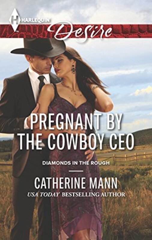 Book cover for "Pregnant by the Cowboy CEO" by Catherine Mann