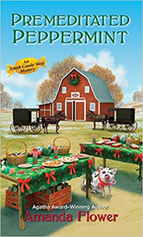 Book cover for "Premeditated Peppermint" by Amanda Flower
