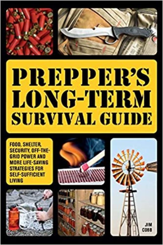 Book cover for "Prepper's Long-Term Survival Guide" by Jim Cobb
