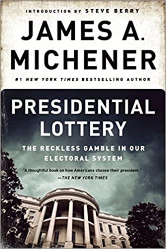 Book cover for "Presidential Lottery" by James A. Michener