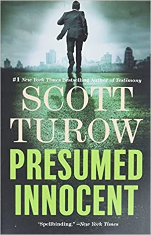 Book cover for "Presumed Innocent" by Scott Turow