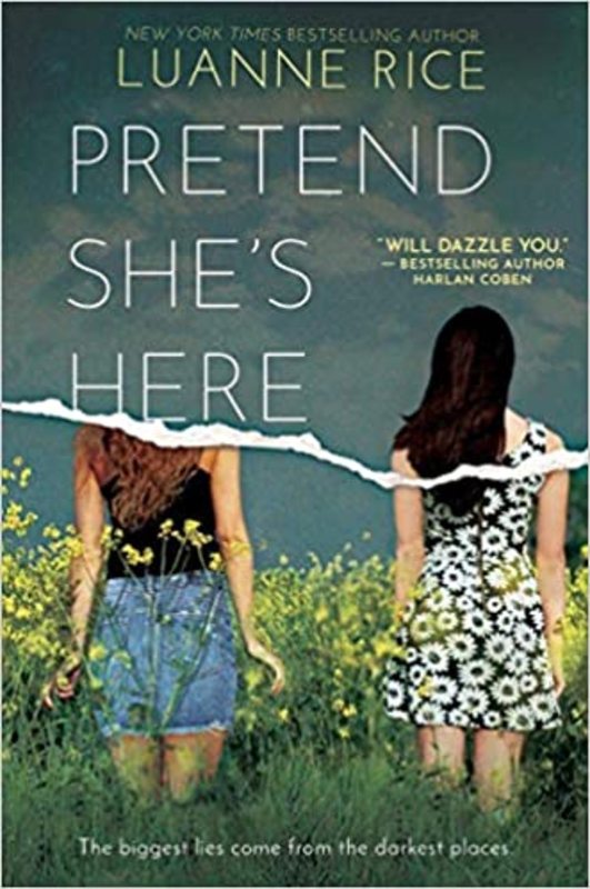 Book cover for "Pretend She's Here" by Luanne Rice