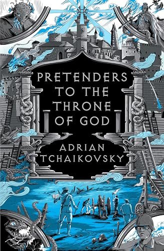 Book cover for "Pretenders to the Throne of God" by Adrian Tchaikovsky