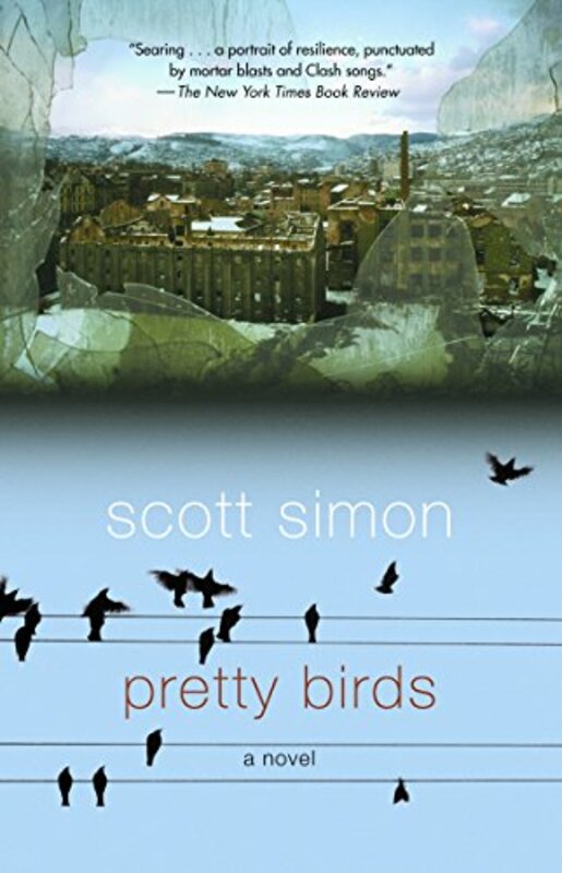 Book cover for "Pretty Birds" by Scott Simon