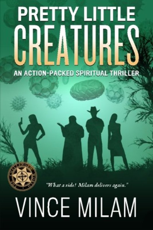Book cover for "Pretty Little Creatures" by Vince Milam
