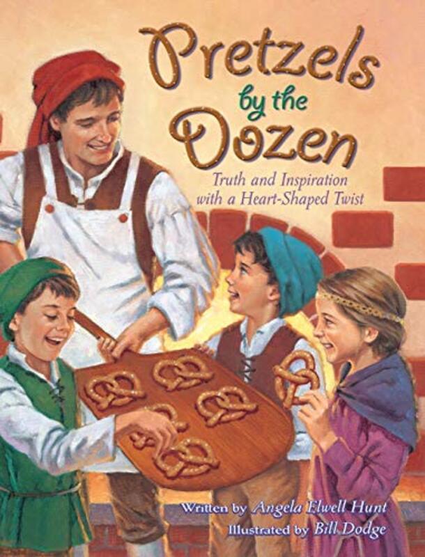 Book cover for "Pretzels by the Dozen" by Angela Elwell Hunt