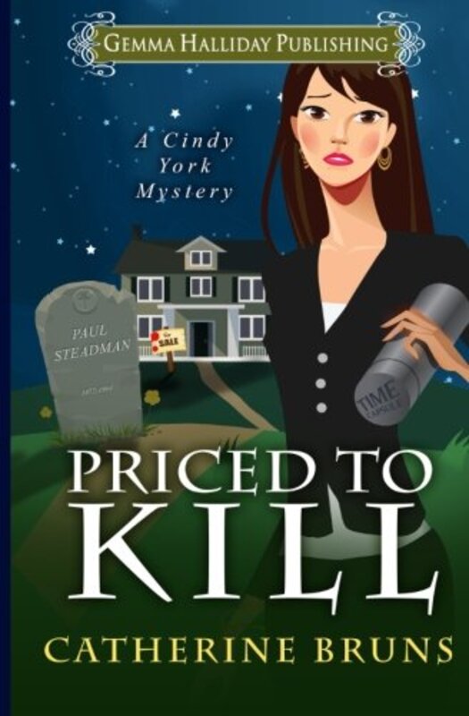 Book cover for "Priced to Kill" by Catherine Bruns