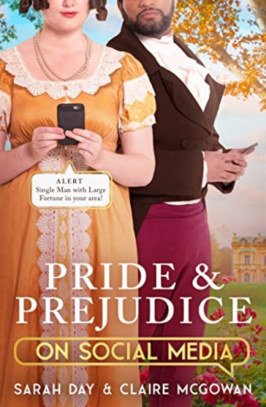 Book cover for "Pride & Prejudice on Social Media" by Claire McGowan