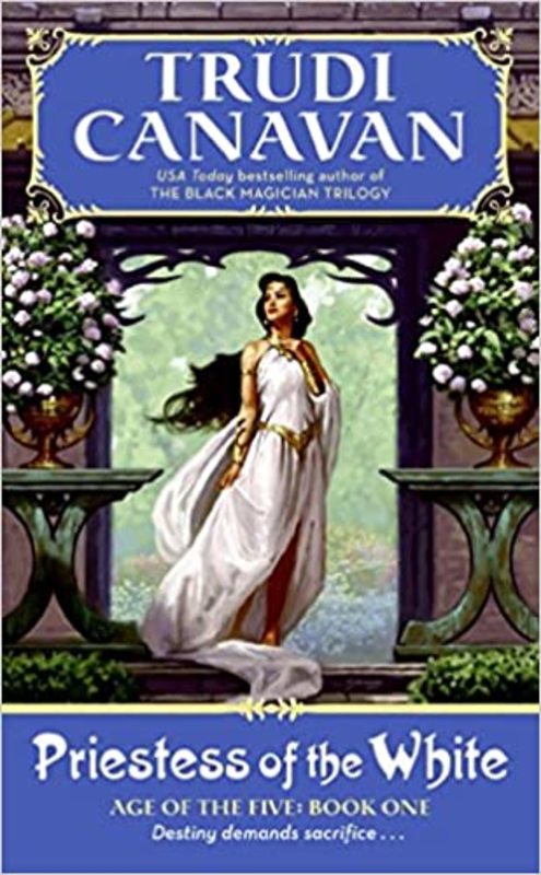 Book cover for "Priestess of the White" by Trudi Canavan