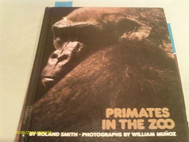 Book cover for "Primates in the Zoo" by Roland Smith