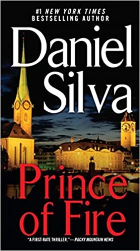 Book cover for "Prince of Fire" by Daniel Silva