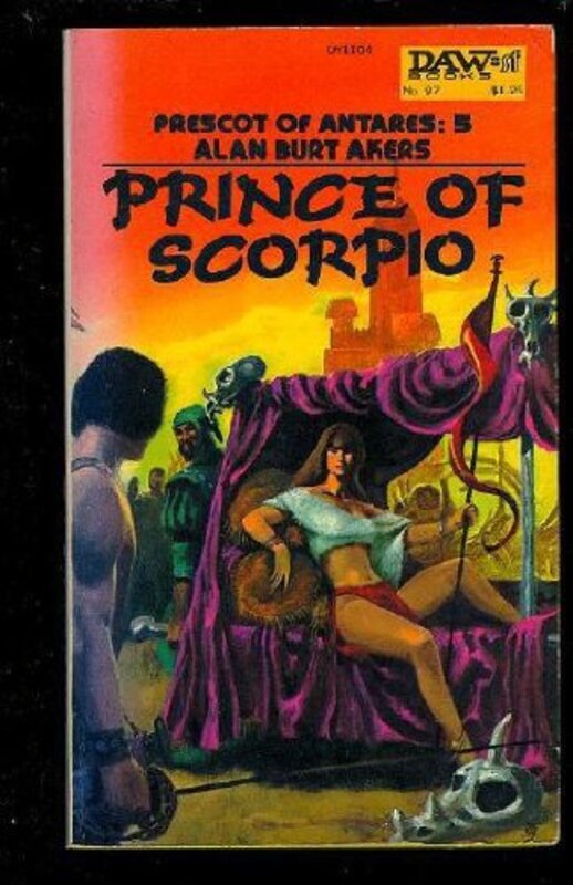 Book cover for "Prince of Scorpio" by Kenneth Bulmer