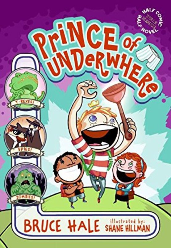 Book cover for "Prince of Underwhere" by Bruce Hale