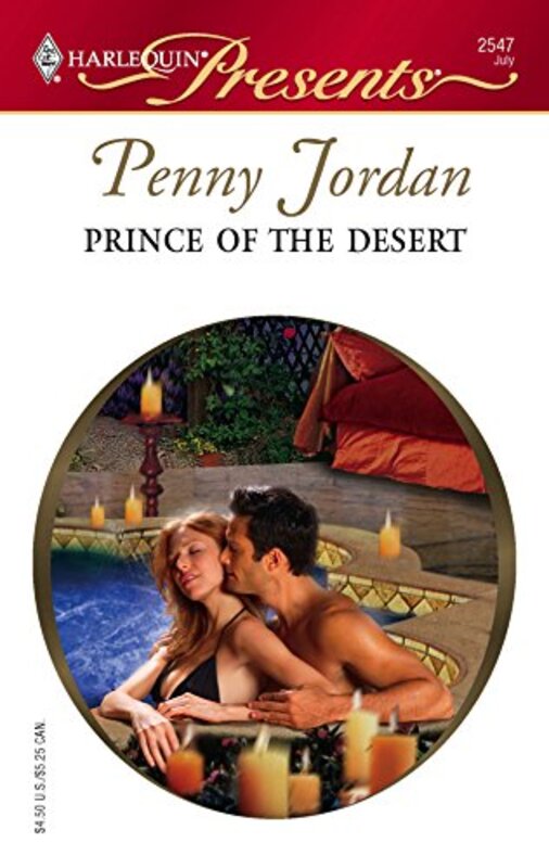 Book cover for "Prince of the Desert" by Penny Jordan
