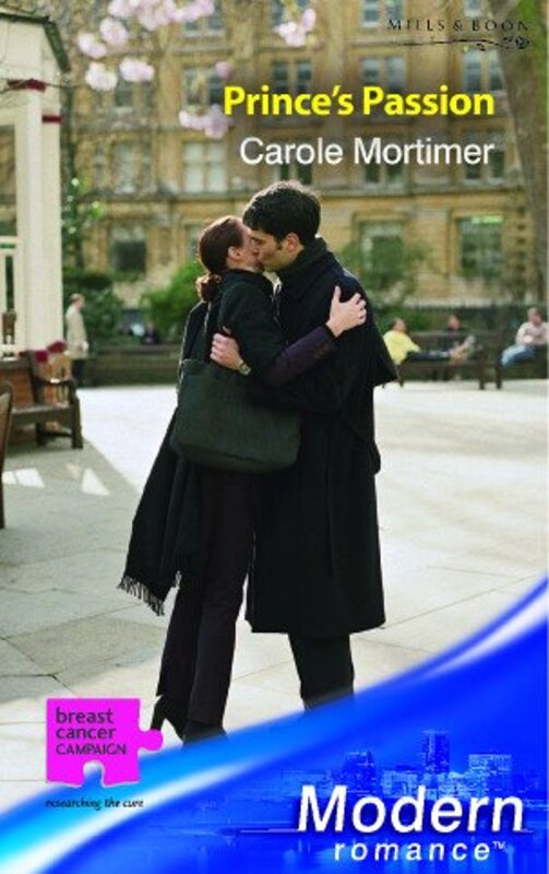 Book cover for "Prince's Passion" by Carole Mortimer