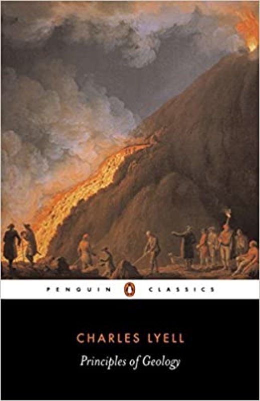 Book cover for "Principles of Geology" by Charles Lyell