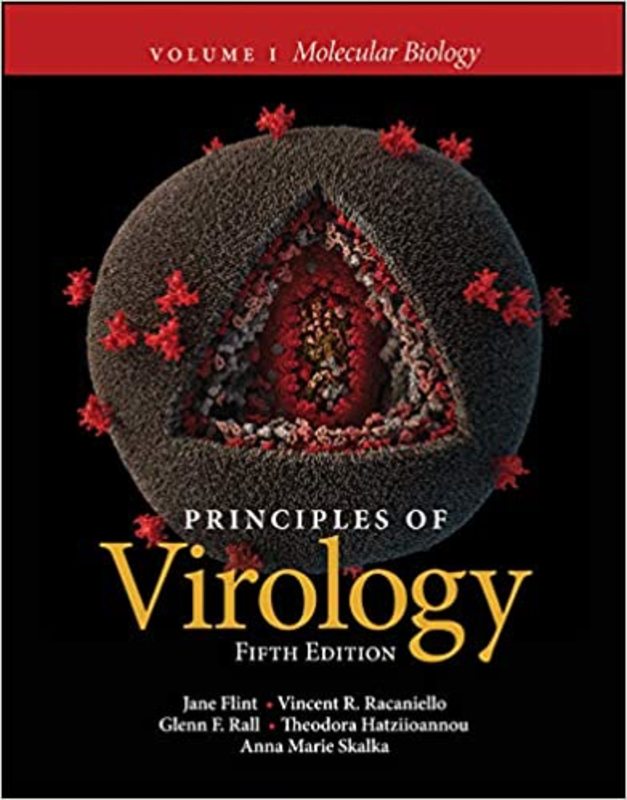 Book cover for "Principles of Virology" by Jane Flint