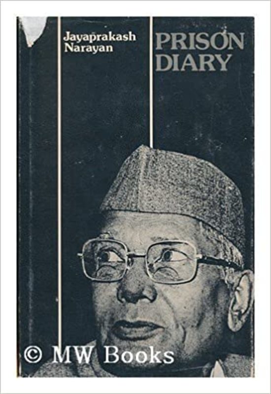 Book cover for "Prison Diary" by Jayaprakash Narayan