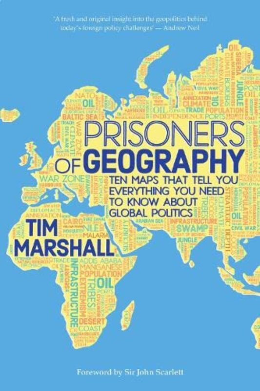 Book cover for "Prisoners of Geography" by Tim Marshall
