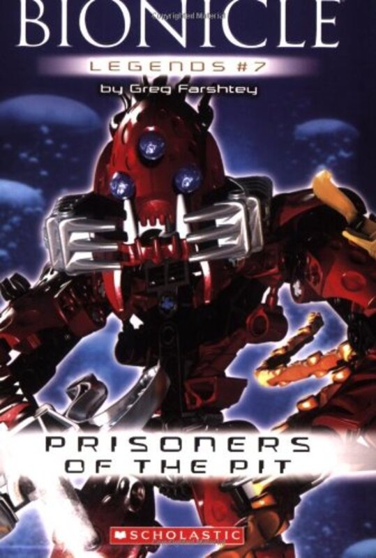 Book cover for "Prisoners of the Pit" by Greg Farshtey