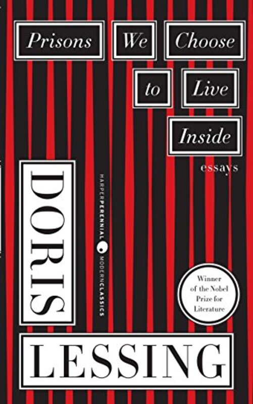 Book cover for "Prisons We Choose to Live Inside" by Doris Lessing